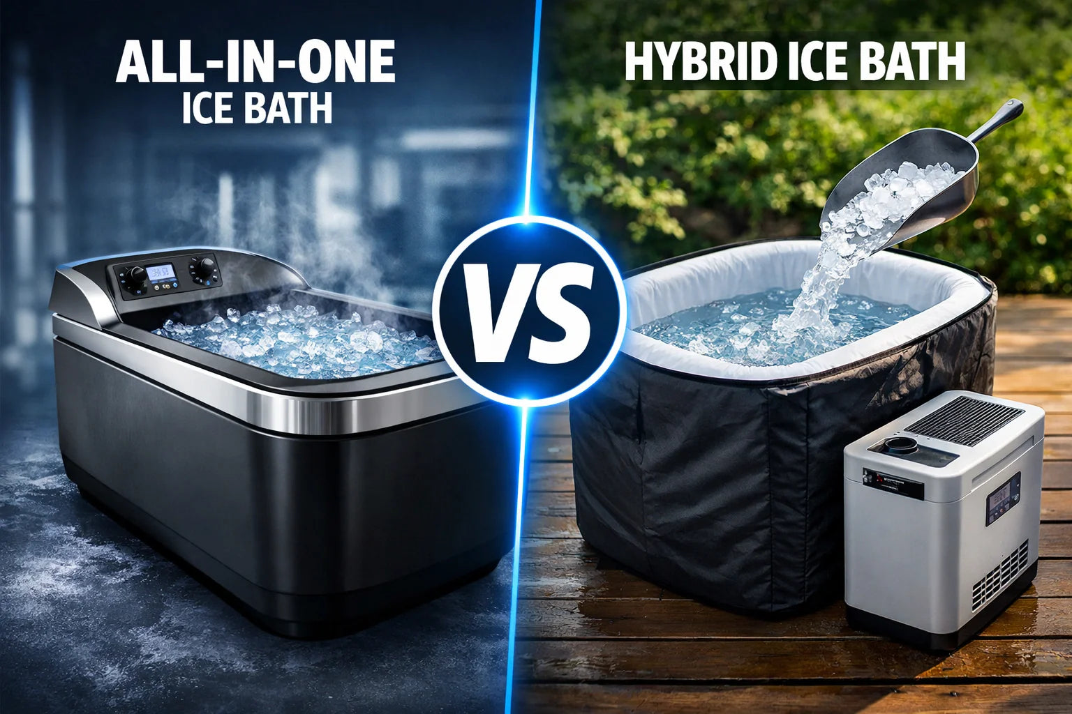 All-In-One vs Hybrid Ice Baths | Which Cold Plunge Is Best?