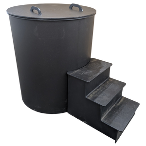 Black Vinyl Plunge Set — 4′ Hybrid with 1 HP Hot &amp; Cold Chiller