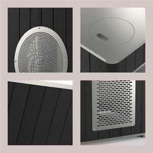 Wooden and Stainless All in One Ice Maker Cold Plunge