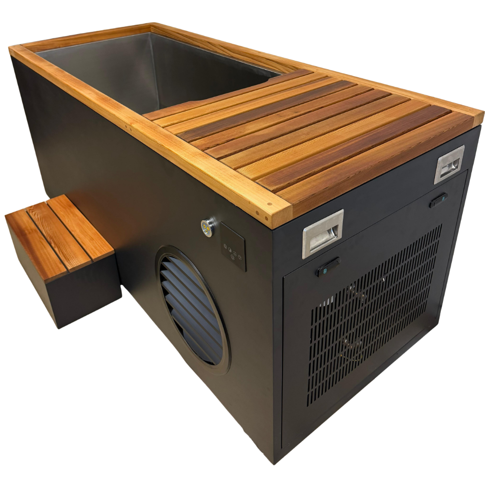 The Premium 2 in 1 Plunge Hot & Cold  - Cedar & Steel