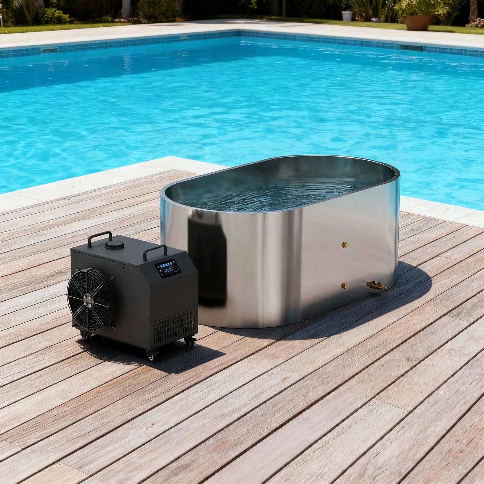 Stainless Steel Cold Plunge Tub