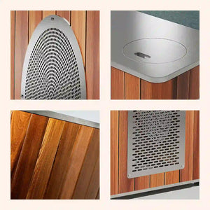Wooden & Stainless Steel All In One Tub