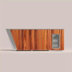 Wooden & Stainless Steel All In One Tub
