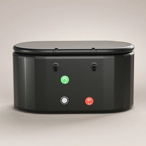 Oval Brushed Portable Inflatable Ice Bath Tub