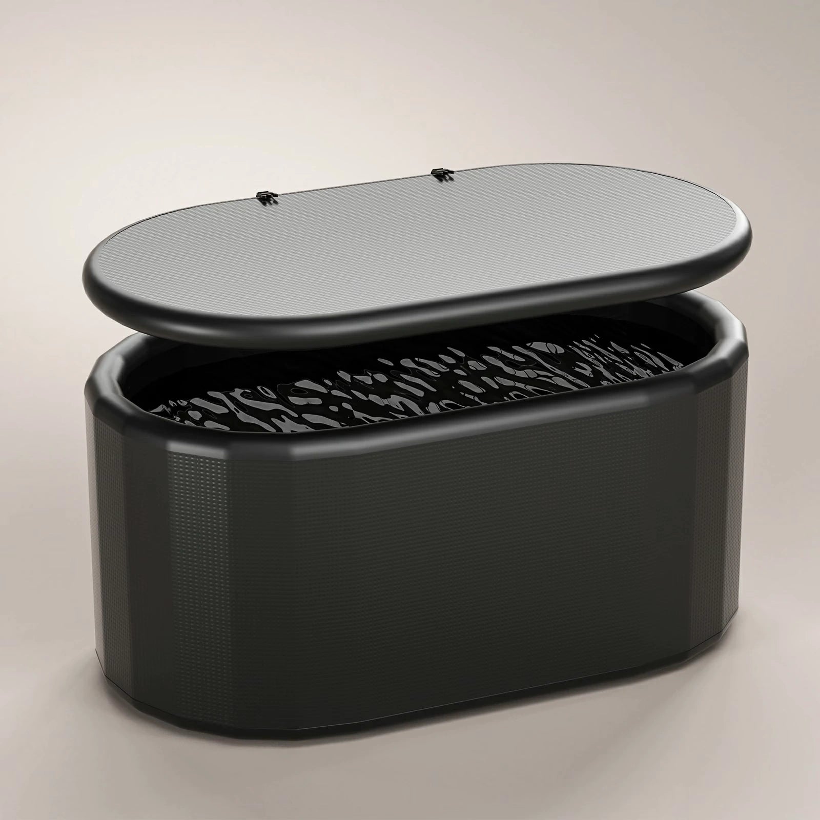 Oval Brushed Portable Inflatable Ice Bath Tub