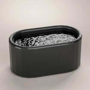 Oval Brushed Portable Inflatable Ice Bath Tub